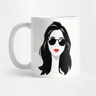 Portrait of a Beauty Woman Mug